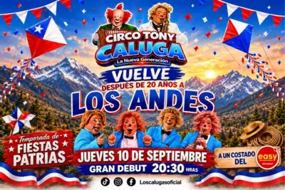 Circo Tony Caluga: La Nueva Generación llega a Los Andes🎪 - Circo